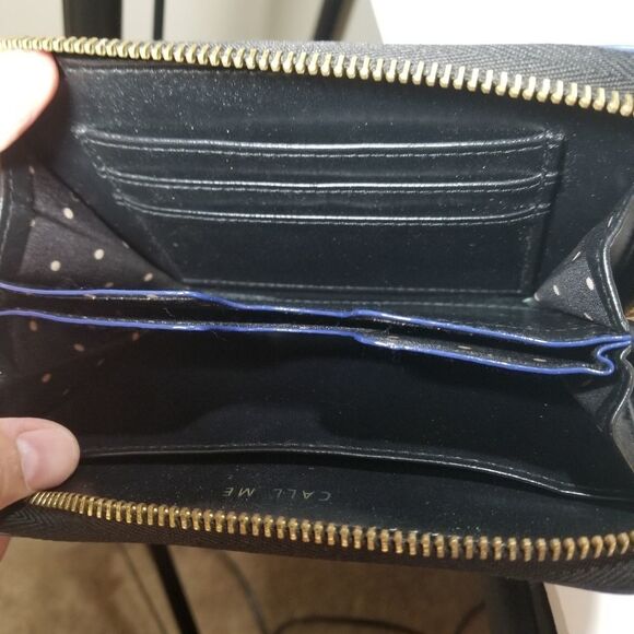 {Stella & Dot} Multicolor Striped Polka Dot Wallet - Picture 9 of 10